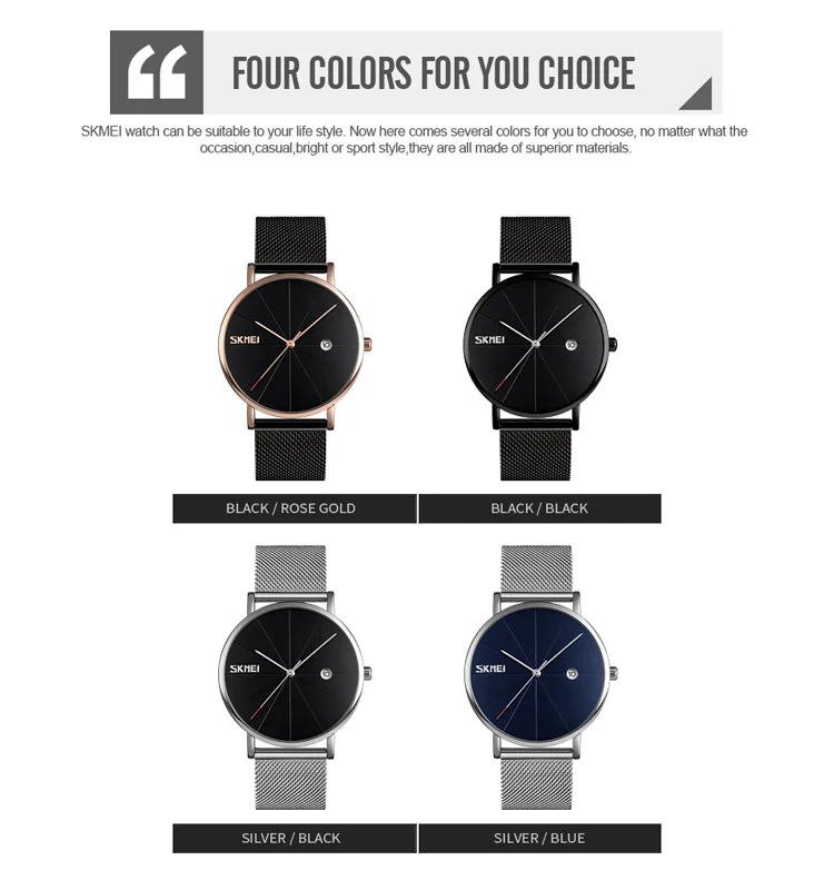 wholesalers SKMEI 9183 fashion watches business japan movement water resistant quartz watch