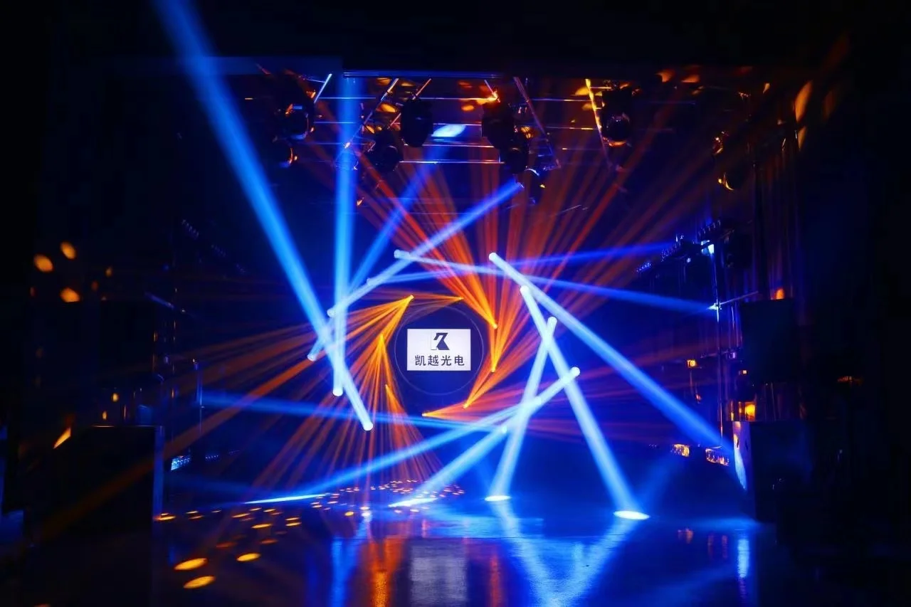Mingkai Light Weight Mini Stage Light 230W Bulb Heat Resistant Moving Head Beam Light for KTV DJ Club Party Event