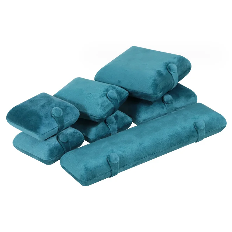 Jinsky NEW Arrivals  Custom Logo Jewelry Packaging Box Luxury Jewelry Box Navy Blue Jewelry Ring Pendant Bangle Box