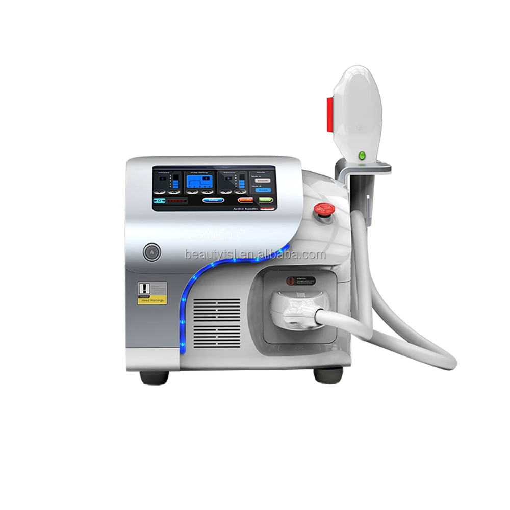 Two Handpiece Professional ipl hair removal device opt machine price 1 or 2 handle UK xenon lamp ipl rf laser hair removal ipl