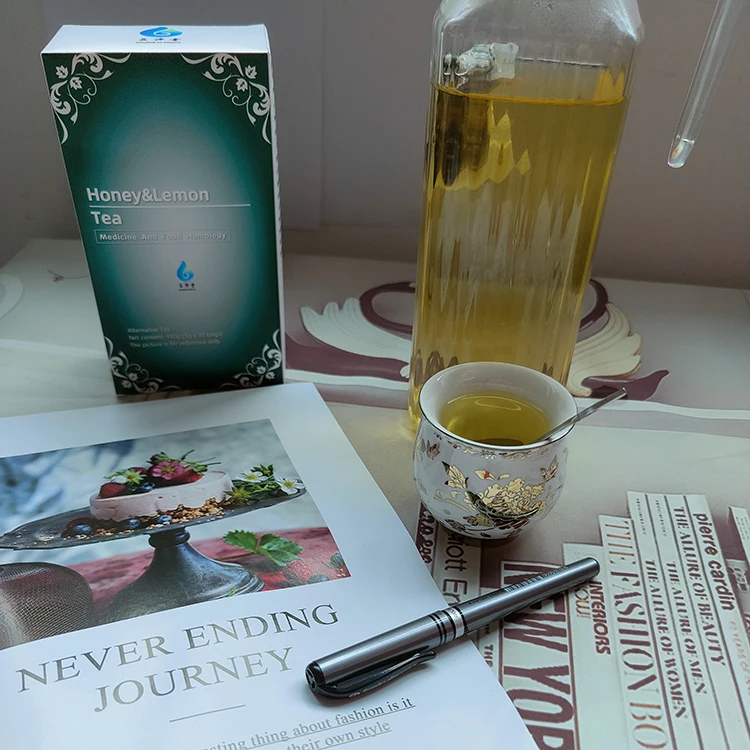 
Celestial Seasonings Honey Lemon Honey Flavor 20 Tea BagsUsed for Clear Away Heat and Detoxify Relieve Troubles & Dampness 