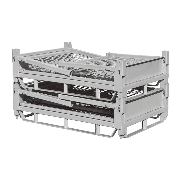 Сверхпрочный надежный безопасный жесткий Контейнер с большой грузоподъемностью, складной Штабелируемый контейнер