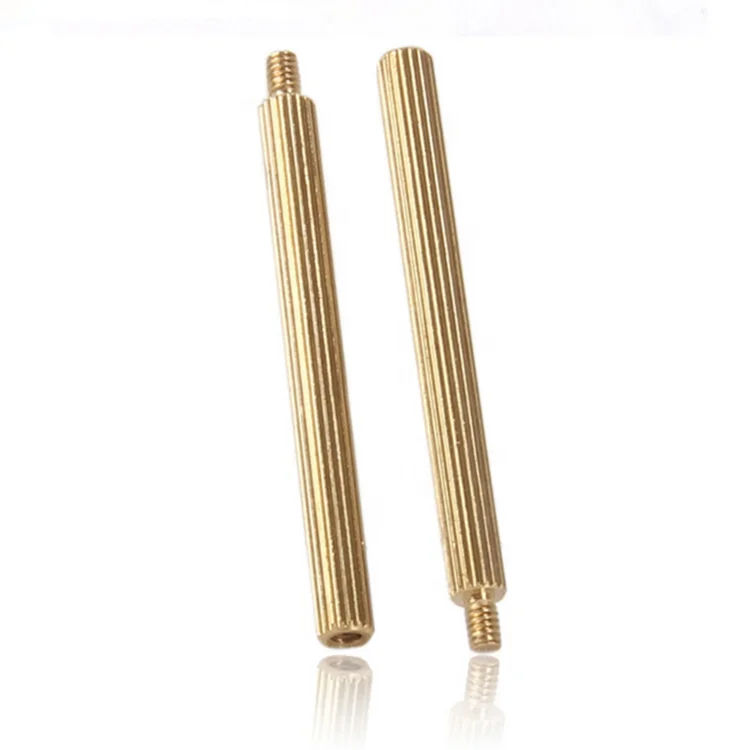 M2 M2.5 M3 M4  Hex Isolation Column Copper Pillar For Screws Hexagonal Stud Hollow Pillars Copper