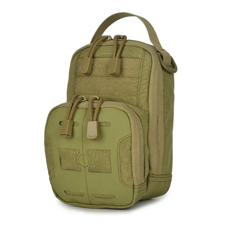 Outdoor Tactical Waist Bag EDC Molle Belt Waist Pouch Military Satchel Bag for Hunting, Camping and Trekking