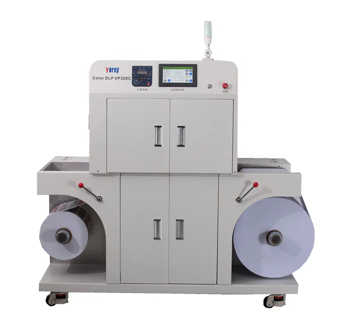 Roll To Roll CMYK 4 Color Digital Label Printer Machine