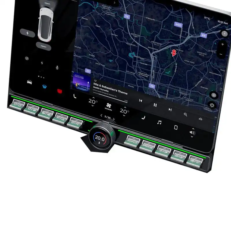 Console Physical Button for Tesla Model 3 Y Multi-function Air Conditioning Panel Center Screen Wireless Switch Control Buttons