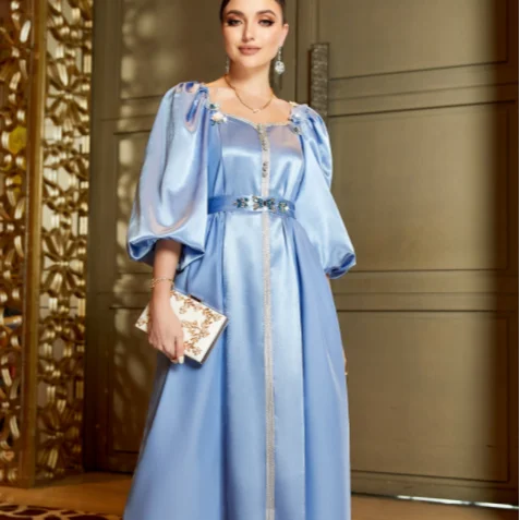 Morocco Takchita Caftan Kaftan Dresses Women OEM Service Adults Middle East Traditional Muslim Clothing&Accessories Dress