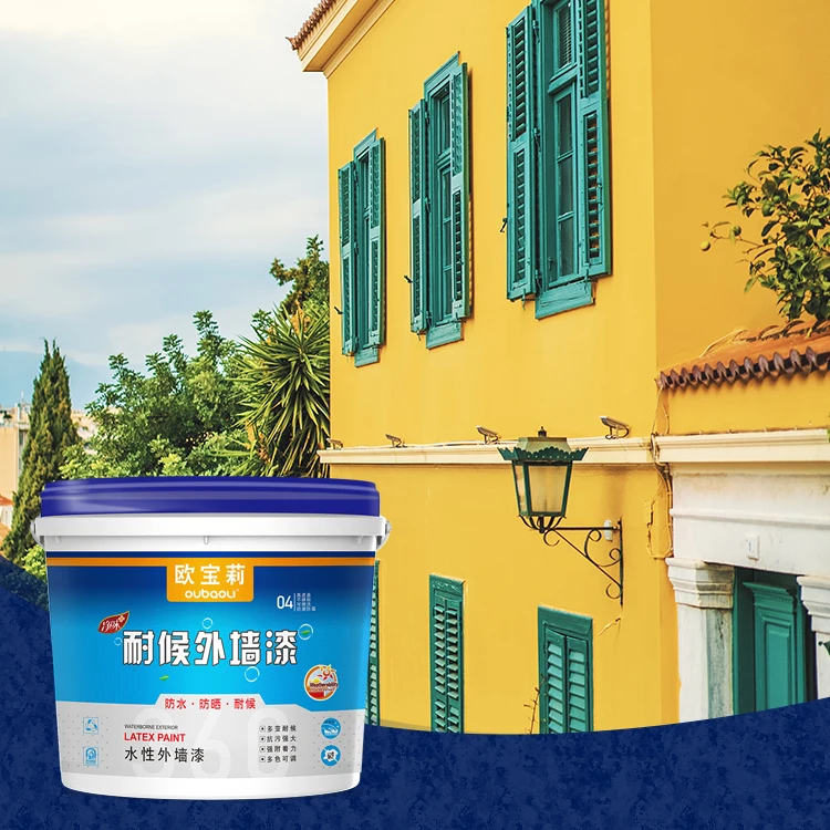 Factory price Emulsion latex Weather Resistance paint for the exterior wall coating