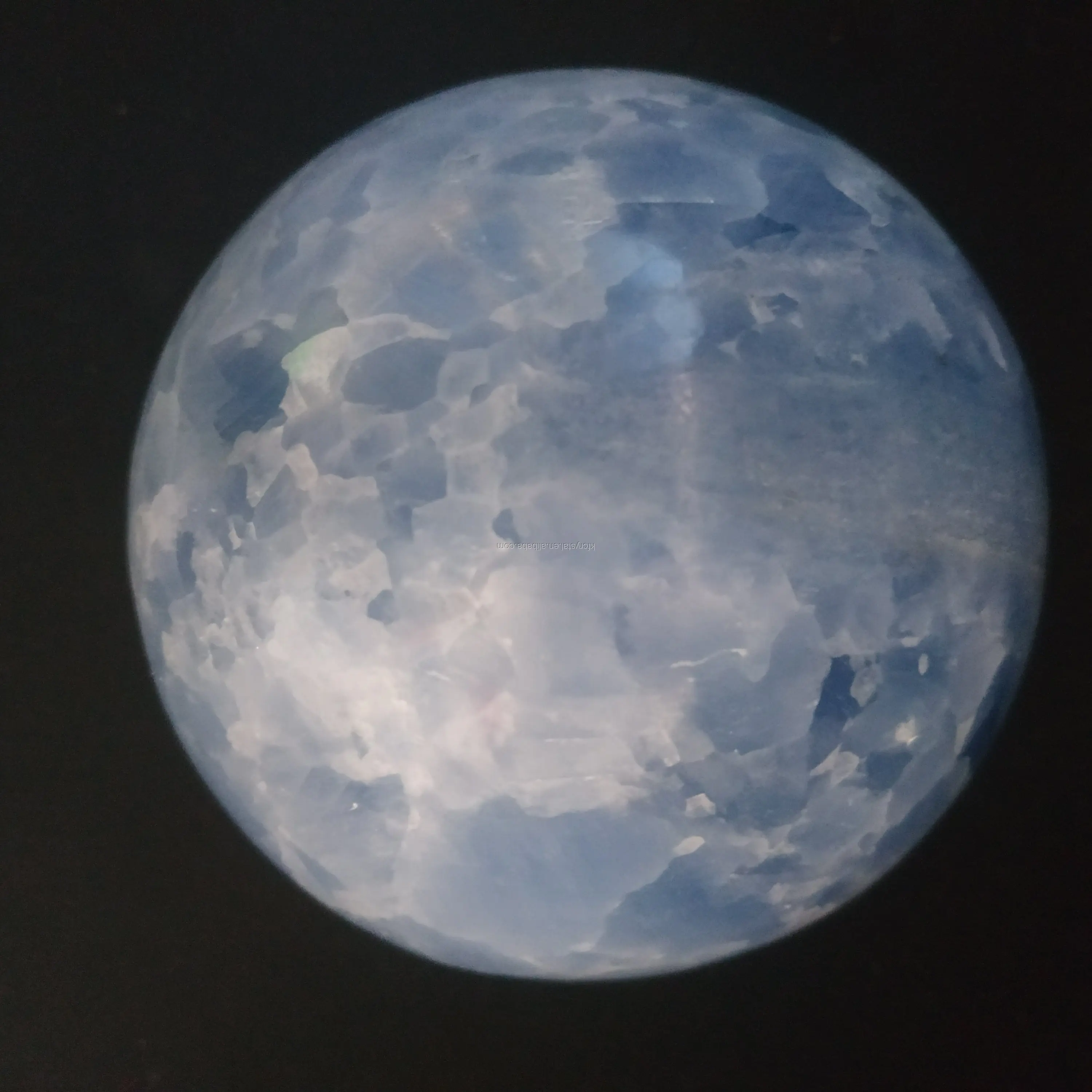 Wholesale crystal sphere ball Folk Crafts Healing Stones Natural Blue Calcite Crystal Quartz Ball Spheres for healing decor