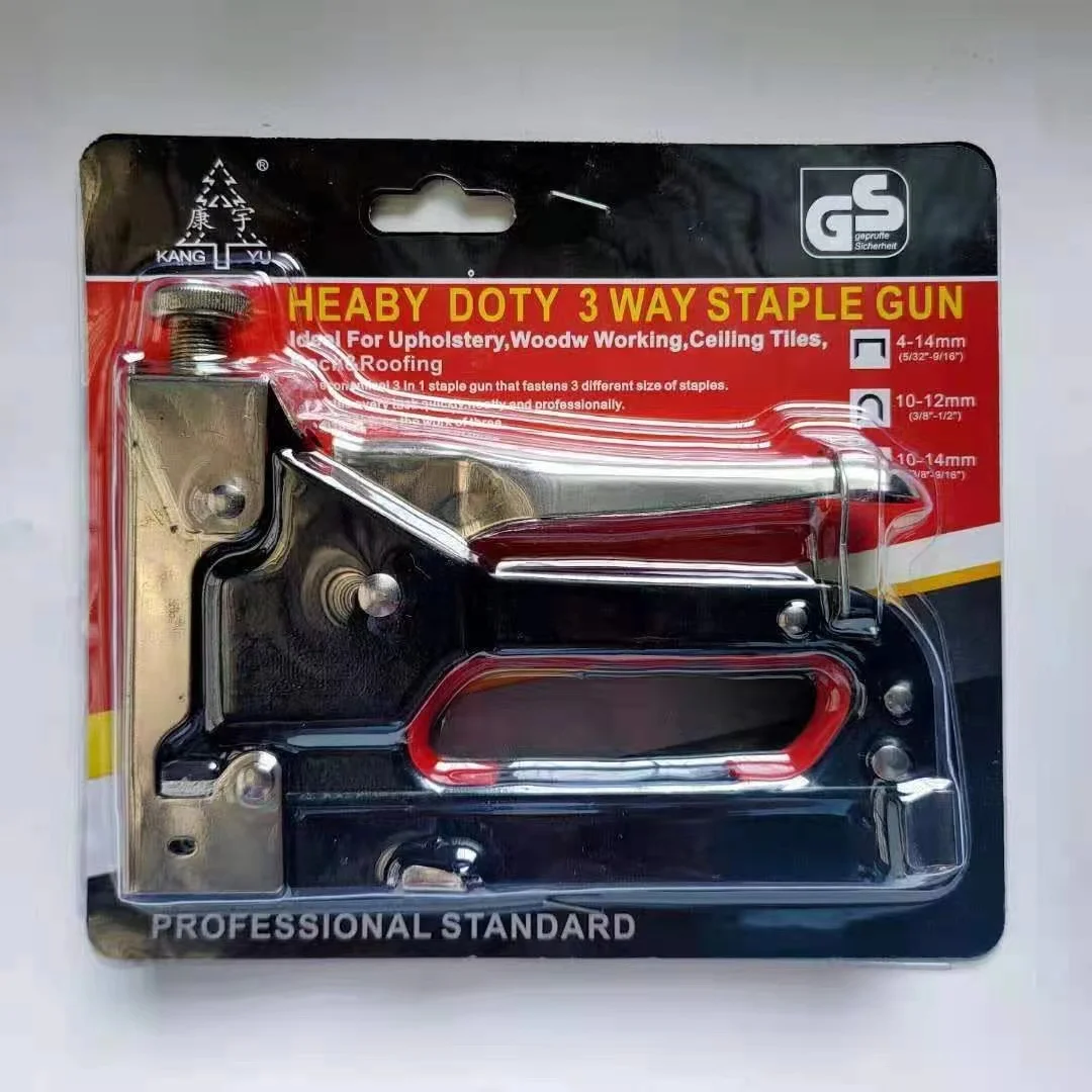 Powerful Heavy Duty Metal Hand Nail Tacker Kit Manual Stapler For Wood