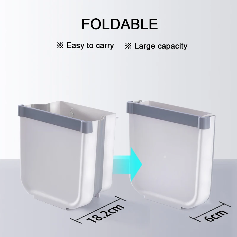  Kitchen Folding Trash Can Waste Bin Foldable Bote De Basura Basurero Cocina plegables tachos de
