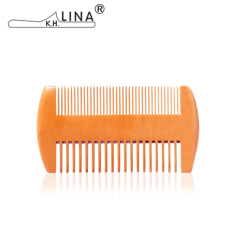 Personalized Mustache Hair Combs Wood Beard Comb For Men