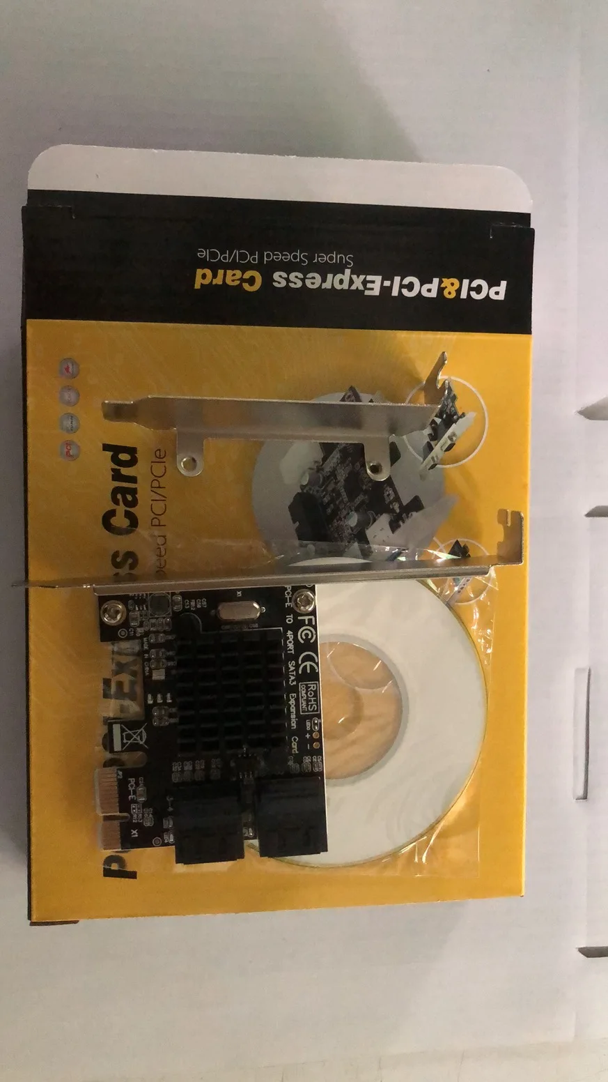 4ports SATA 3 PCI Express Expansion Card to PCI-E Controller PCIE 1X to SATA Card SATA3.0 6Gb Adapter Add On Cards for HDD SSD
