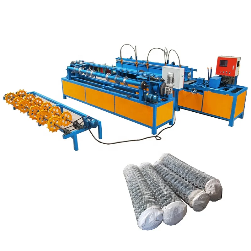 China Factory Fully Automatic And Semi Automatic Chain Link Fence Making Machine With Certificate