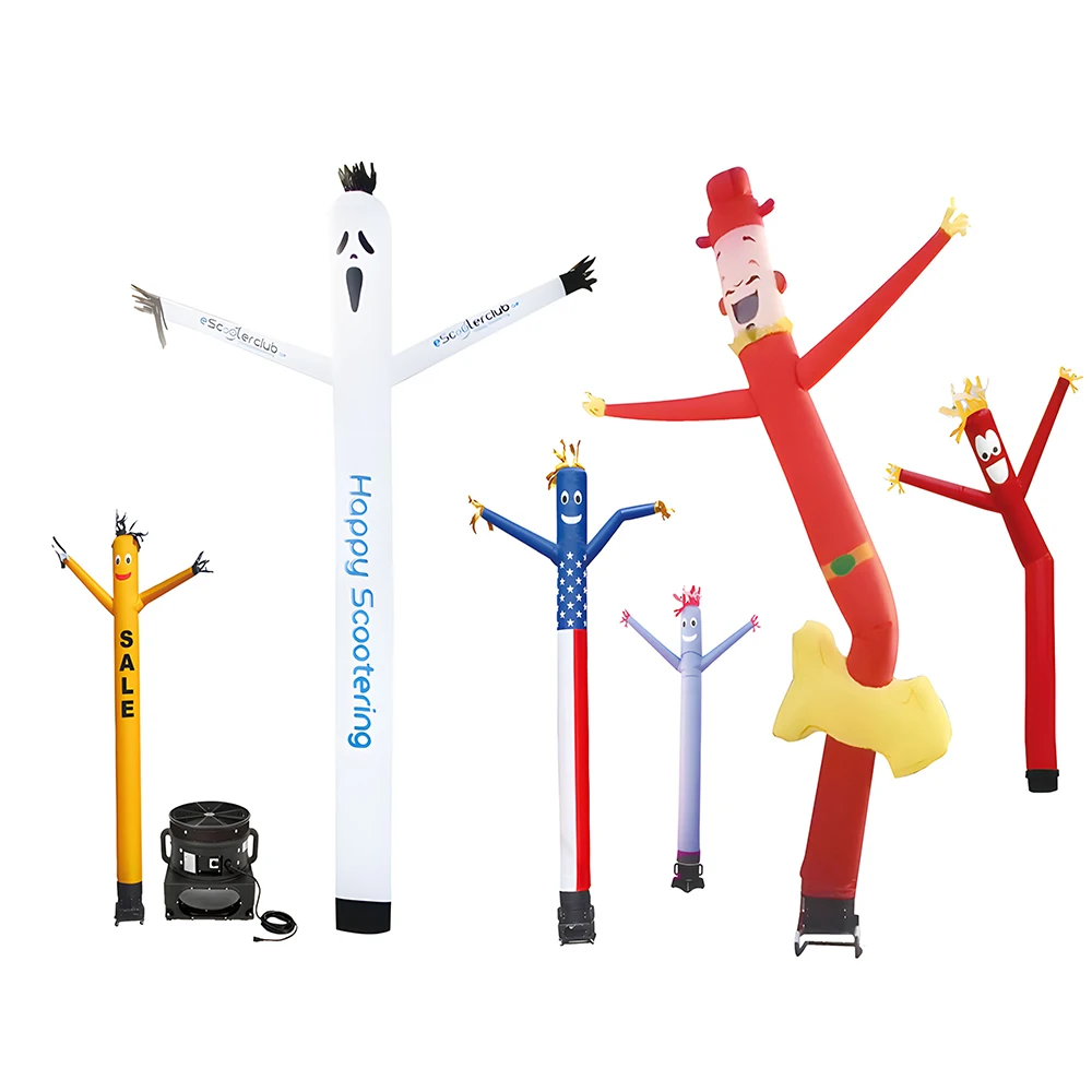 Christmas aerial dancer inflatable tube man christmas tree snowman santa claus air dancer