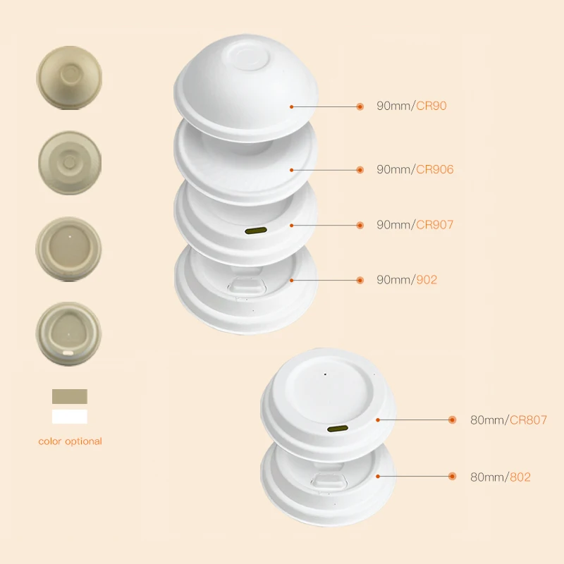 Одноразовые бумажные кофейные чашки с крышкой для горячих напитков 12 унций