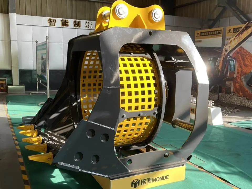 MONDE Best Selling Hydraulic Rotating Stone and Sand Screening Bucket