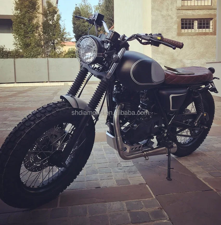 
classic 21hv 250cc scrambler motorfiets EEC/eu4 old school tracker motocicleta 250ml/cm3 caferacer motorcycle 18L big tank ECE 
