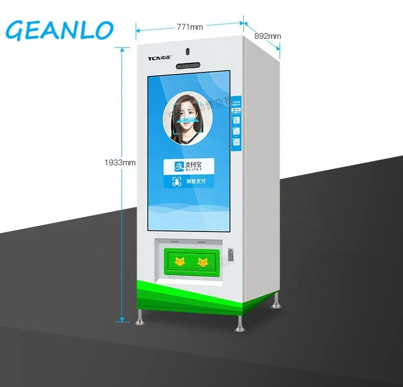 Geanlo 2g/3g/4g Ce Cb рекламный супермаркет Vanding мини комбинированный торговый автомат