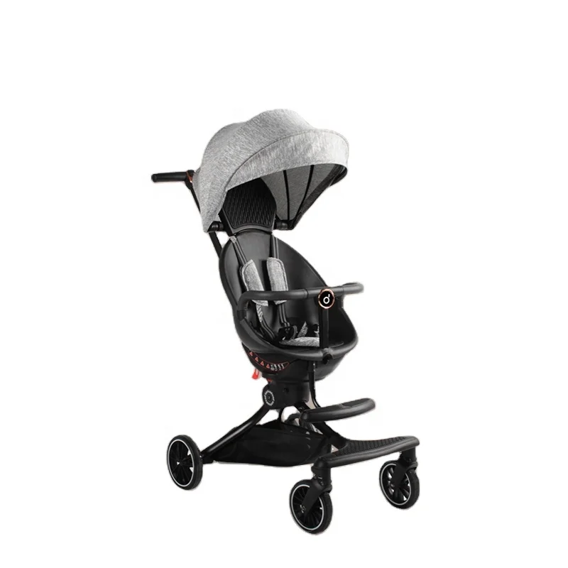 2024 Baobaohao V8 Chinese Luxury Baby Stroller Supplier Directly Sale High View Pram Carrier Can Sit and Lie Down