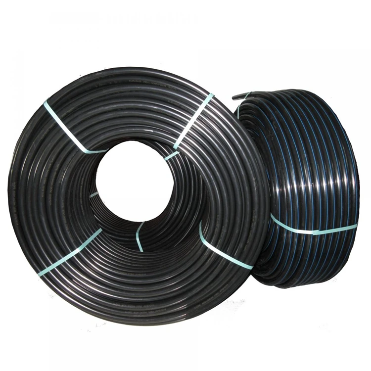 1inch 2 inch polyethylene Irrigation Small Diameter HDPE rolled pipe rubber hose PE irrigation tube black plastic coil pipe