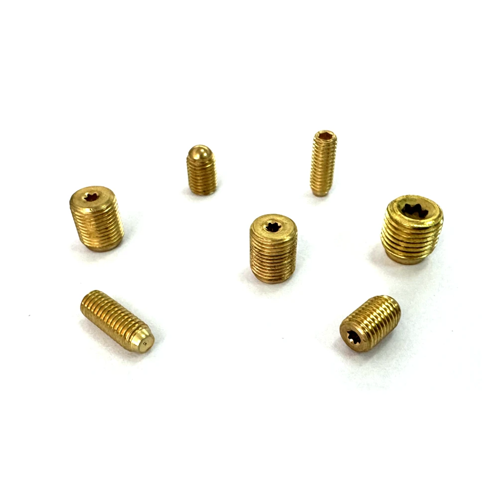 DIN913 DIN916 Headless Hexagon Socket Set Screws Brass Set Screws