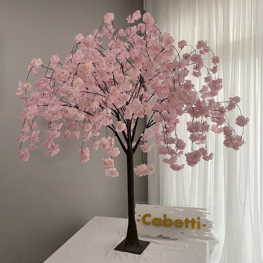 KFCT-029 Wedding table centerpiece tree indoor 5ft 8ft branches  white pink artificial cherry blossom tree for wedding