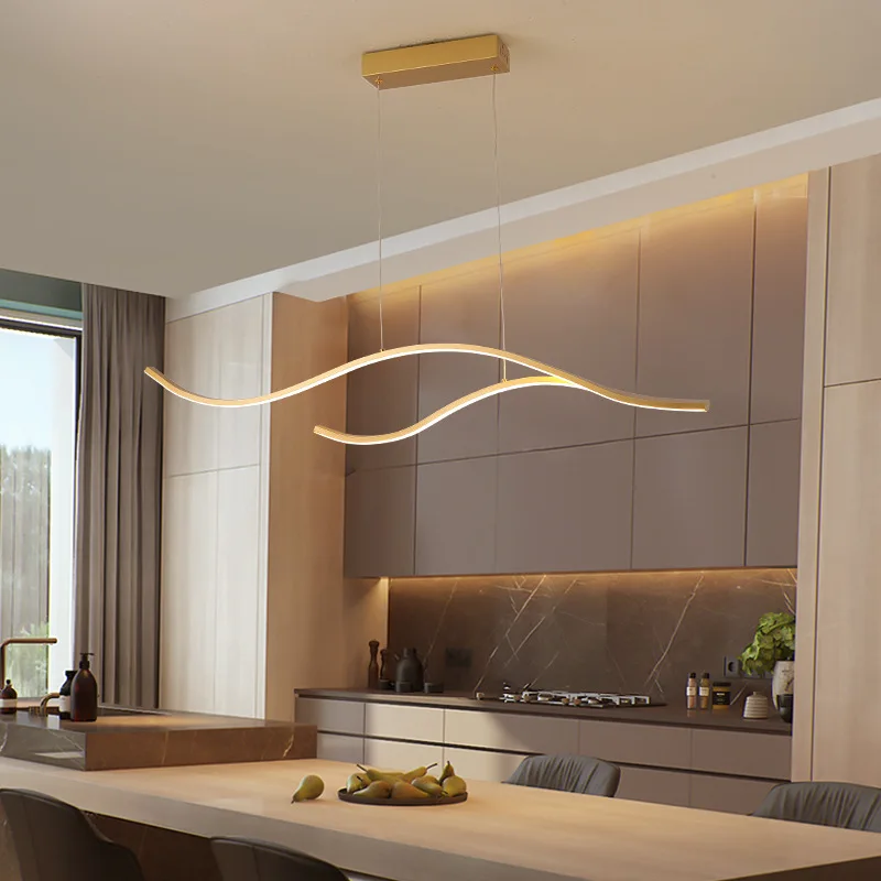 Led Dining Room Lamp Nordic Bedroom Light Creative Simple Office Gold Fashion Bar