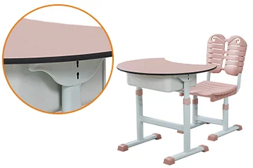 free combination kindergarten desk with chair daycare furniture lifted combined half-round table chair set