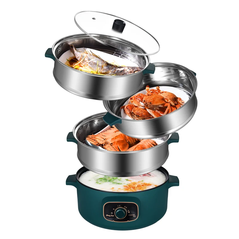 Multifunctional Large  Steam Cooker Stainless Steel Steamer Machine Rice Corn Electric Food Steamer for Food