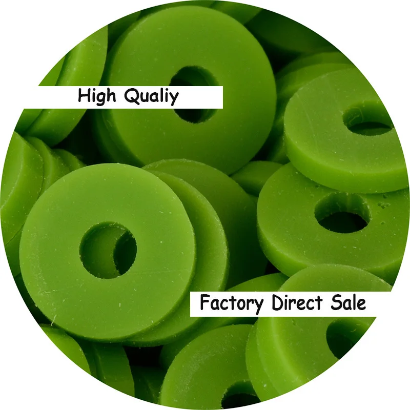 Wholesale Price Bulk Surfer DIY Heishi colorful Disc ceramic beads for necklace stackable bracelet set boho summer beach jewelry