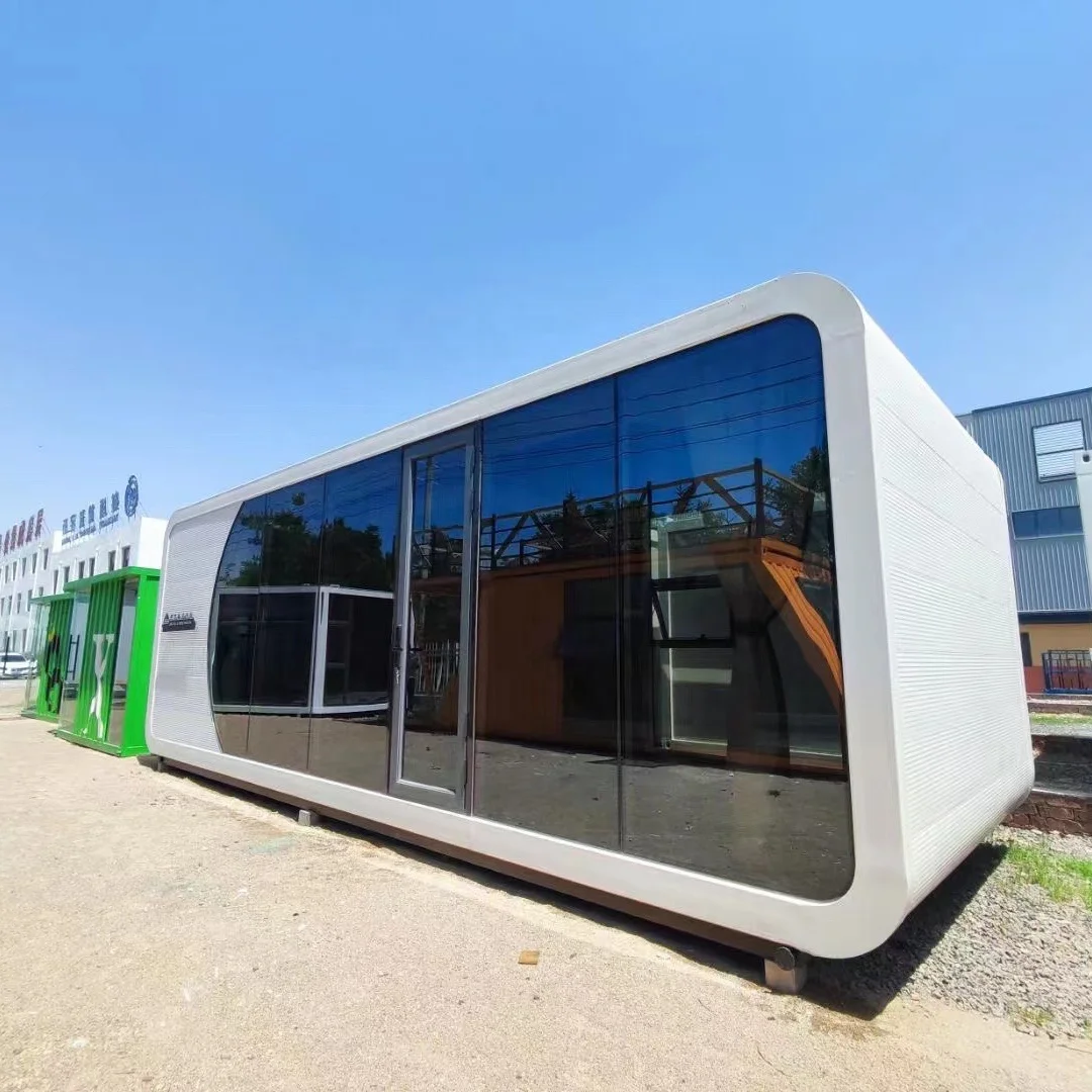 Capsule Hotel prefab container house villas mini homes tiny smart hogar casa prefabricated bedroom mobile shipping living house