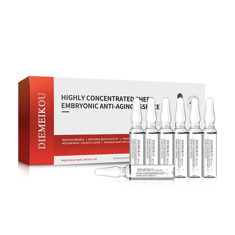 Hot Sale Sheep Placenta Serum Anti Aging Moisturizing Anti Wrinkle Revitalizing Best Skin Care Placenta Ampoule Serum