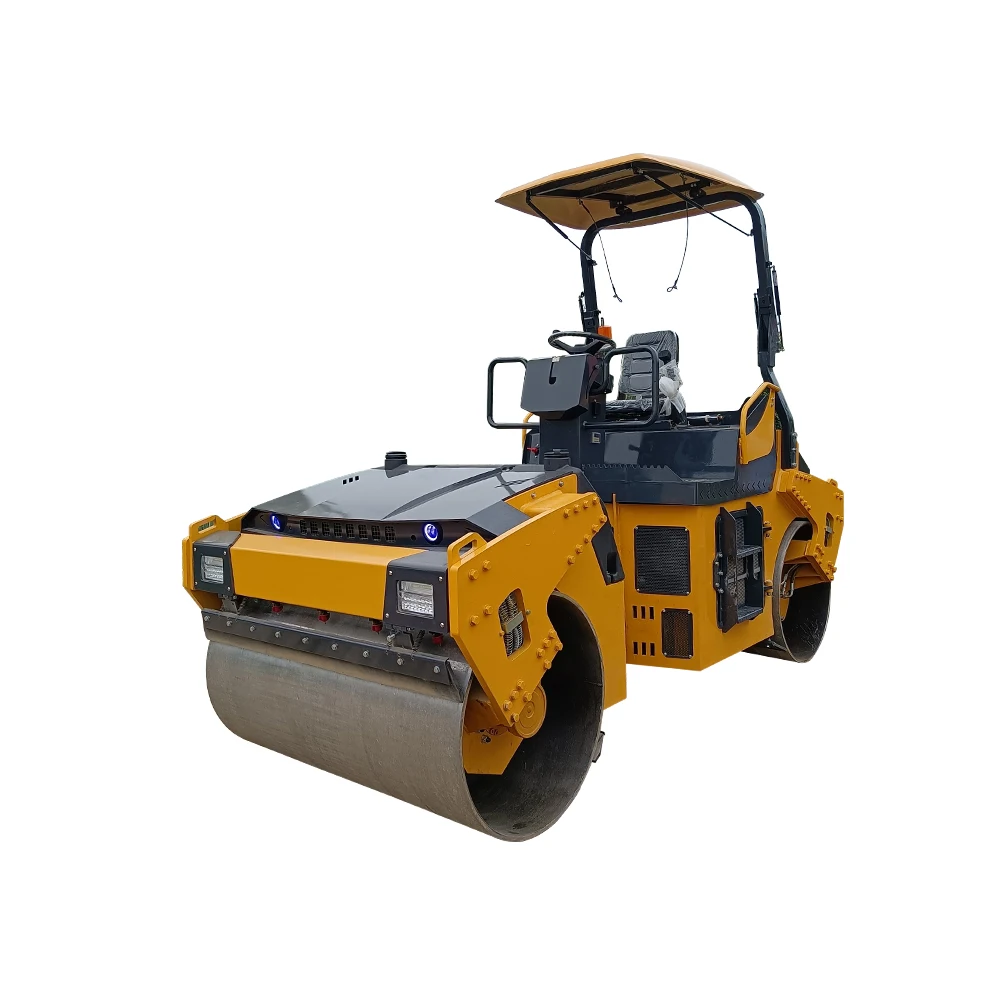 Сверхмощный долговечный уплотнитель земли гидравлический насос двойной барабанный грунтовый асфальтовый дорожный каток