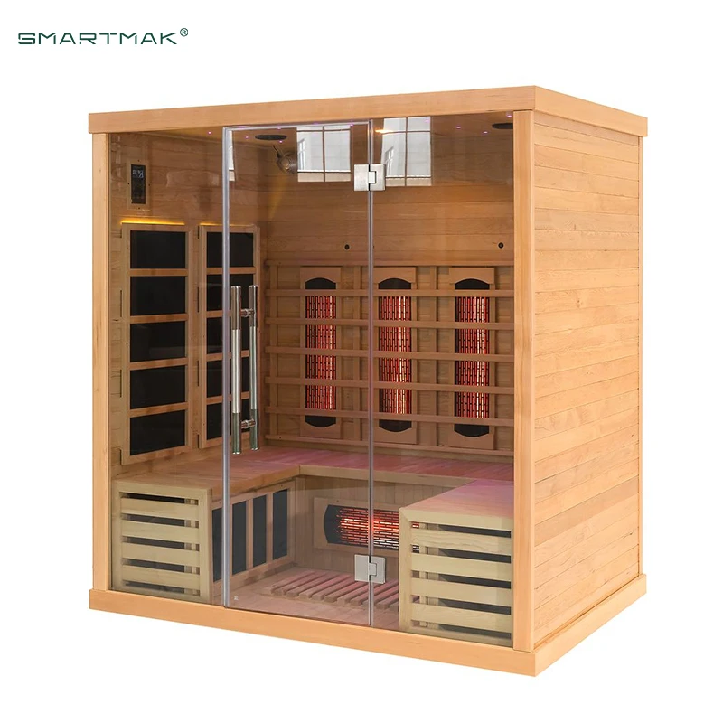 Far Infrared Sauna Room Light Therapy Home Sauna Near Infrared Sauna Dome Full Spectrum 2 Person