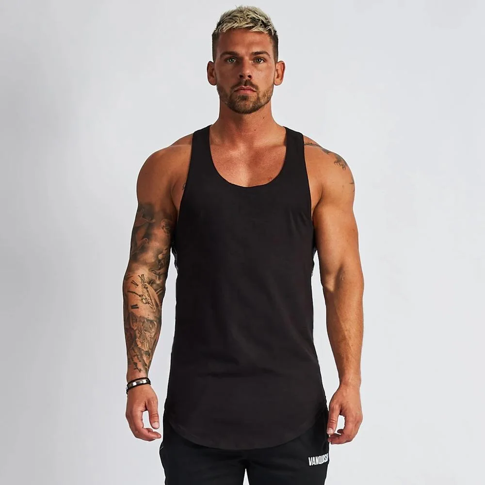 Мужской жилет для мышц, Мужская одежда для бодибилдинга, одежда для спортивного зала, летние майки для спортзала, мужские майки, Стрингер