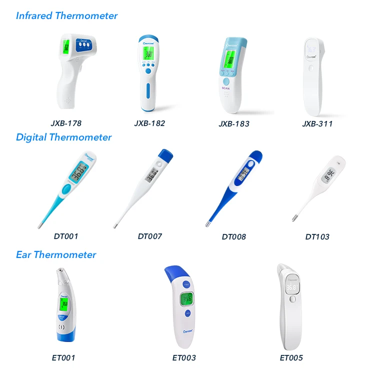 OEM medical Baby Kids hospital home Fever Alarm Portable contactless ir infrared Gun Bluetooths Thermometer Forehead Termometros