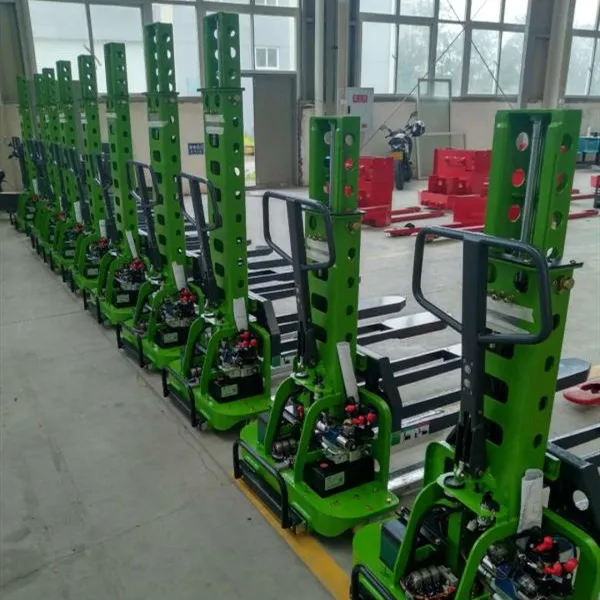 500kg 1100mm Semi Electric Self Load Stacker for Vans