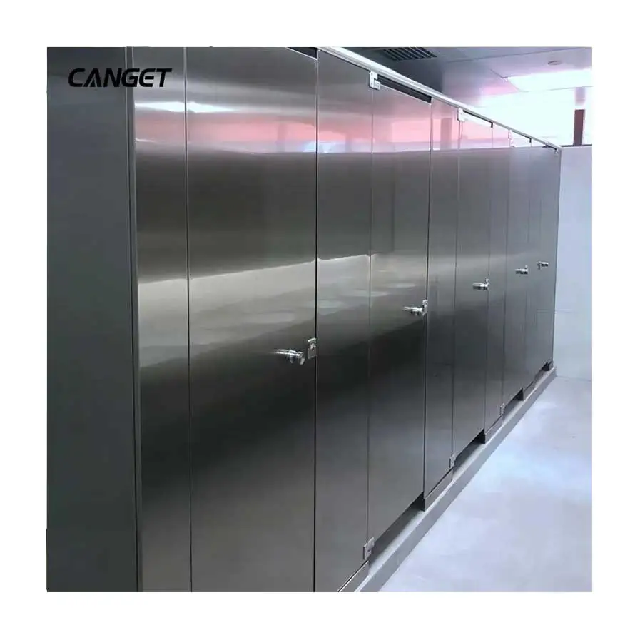 Public aluminum honeycomb panel toilet partitions Door