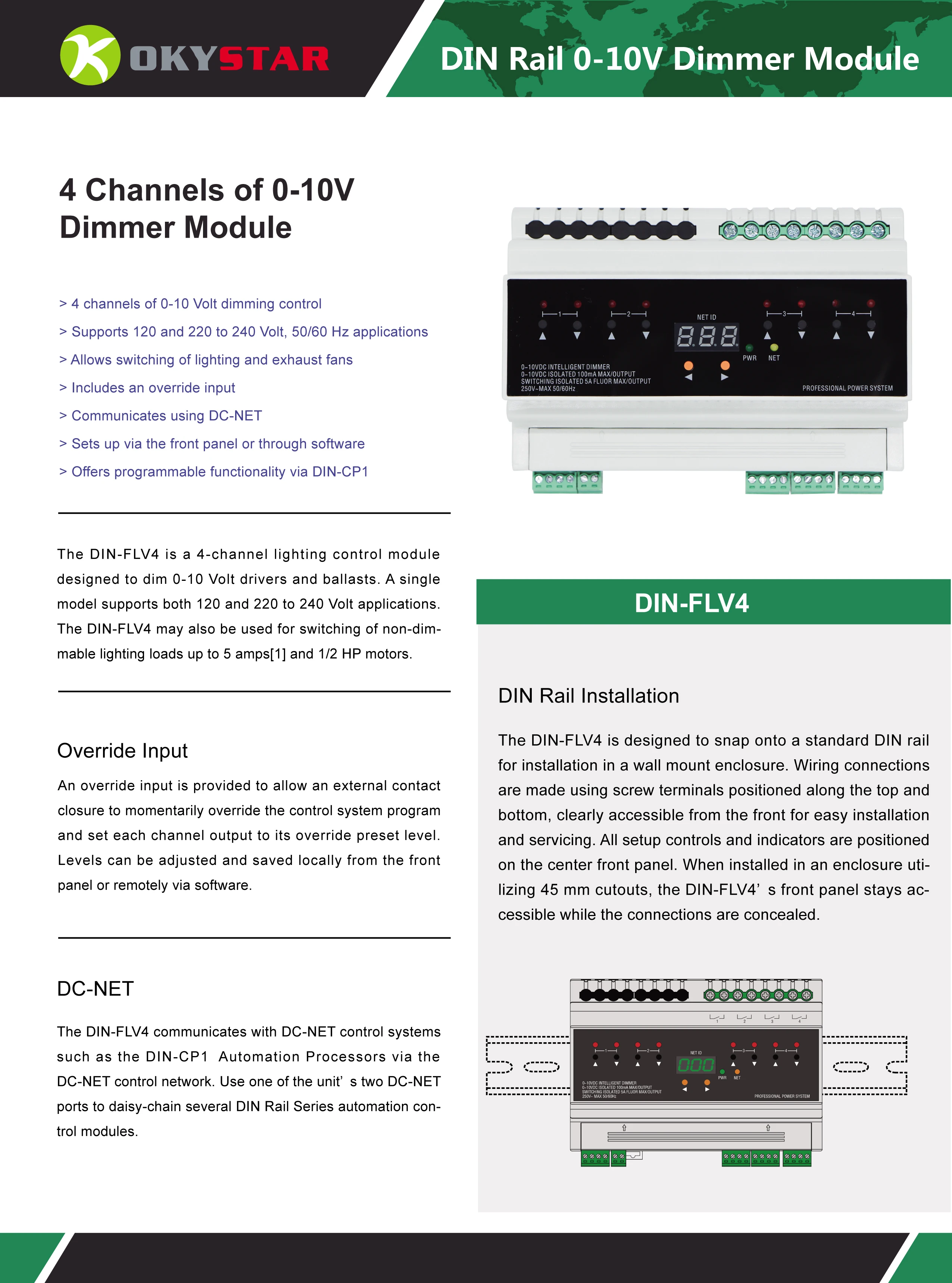 New product 0-10V LED Dimmer controller 1-10 v led dimmer led light dimmer