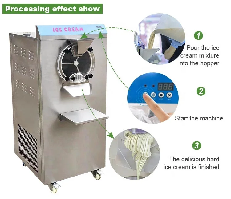 Gelato Commercial Commerical Italian Big Industry Hard Ice Cream Ice-cream Icecream Second Hand Small Batch Make Maker 2 Machine