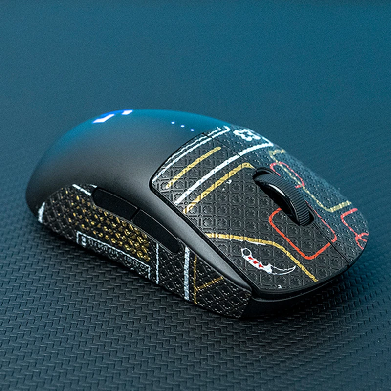 Mouse Grip Tape Skate Sticker For Logitech Non Slip Lizard Skin Suck Sweat  G Pro X Superlight G903 G502 G304 Mouse Grip Tape
