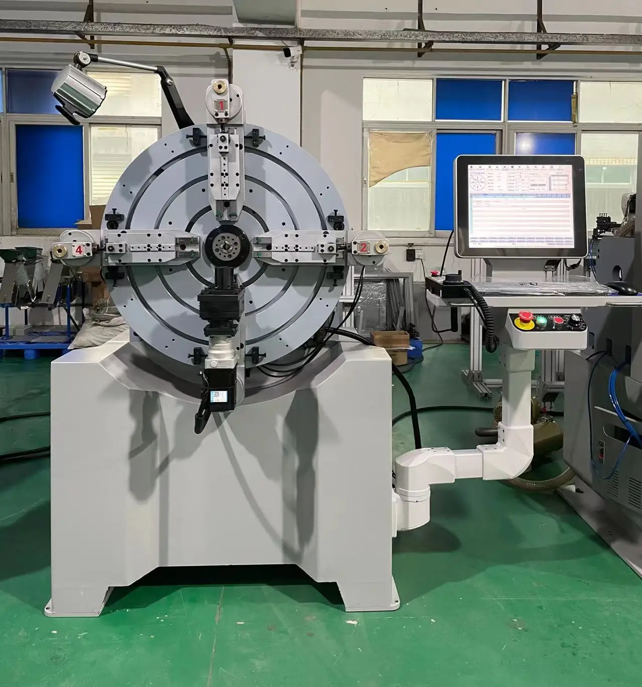 Transformer and Inductor square copper wire coil winding machine, Flat Copper Coil Forming Equipment