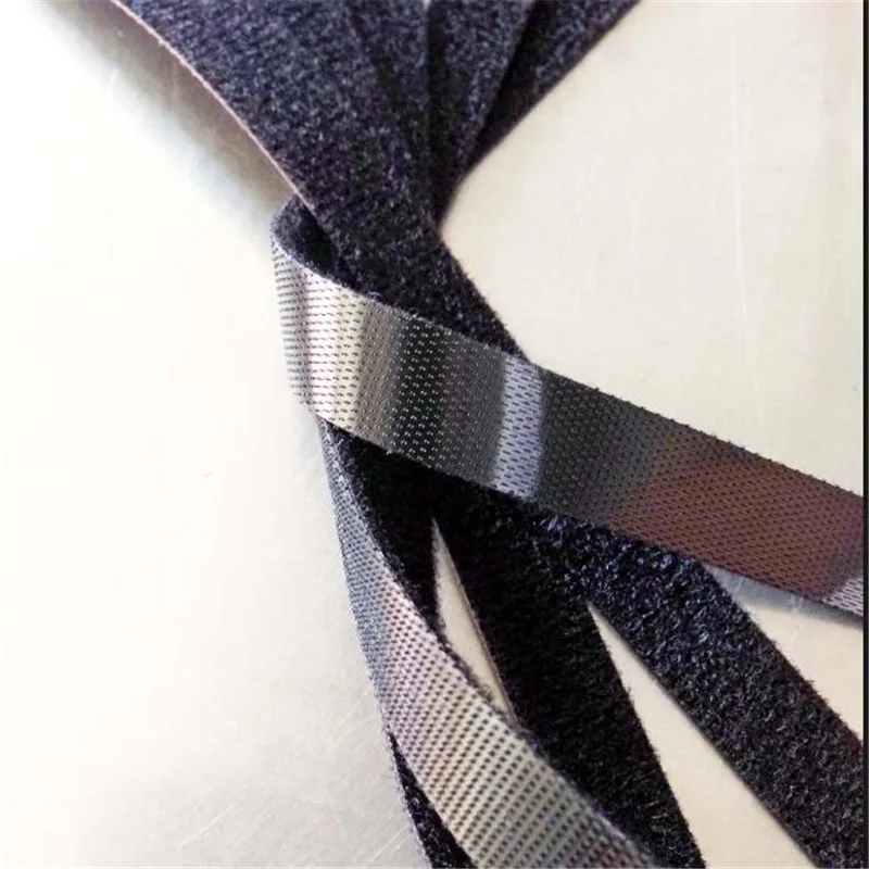 elastic hook and loop fasteners hook and loop fixed strap strong self adhesive hook and loop fastener non slip backing hook and