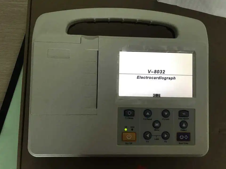 SUN-8032 Manufacturer High Quality 3 Channel 5 inch color screen Electrocardiograph Ecg Machine