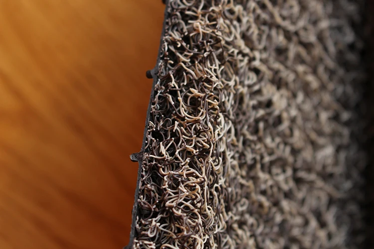 Luxury car floor mats / PVC Coil Car With Spike Backing