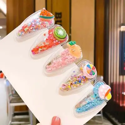  Красочные заколки с маргаритками и блестками для девушек набор заколок волос со сломанными волосами маленькие животные