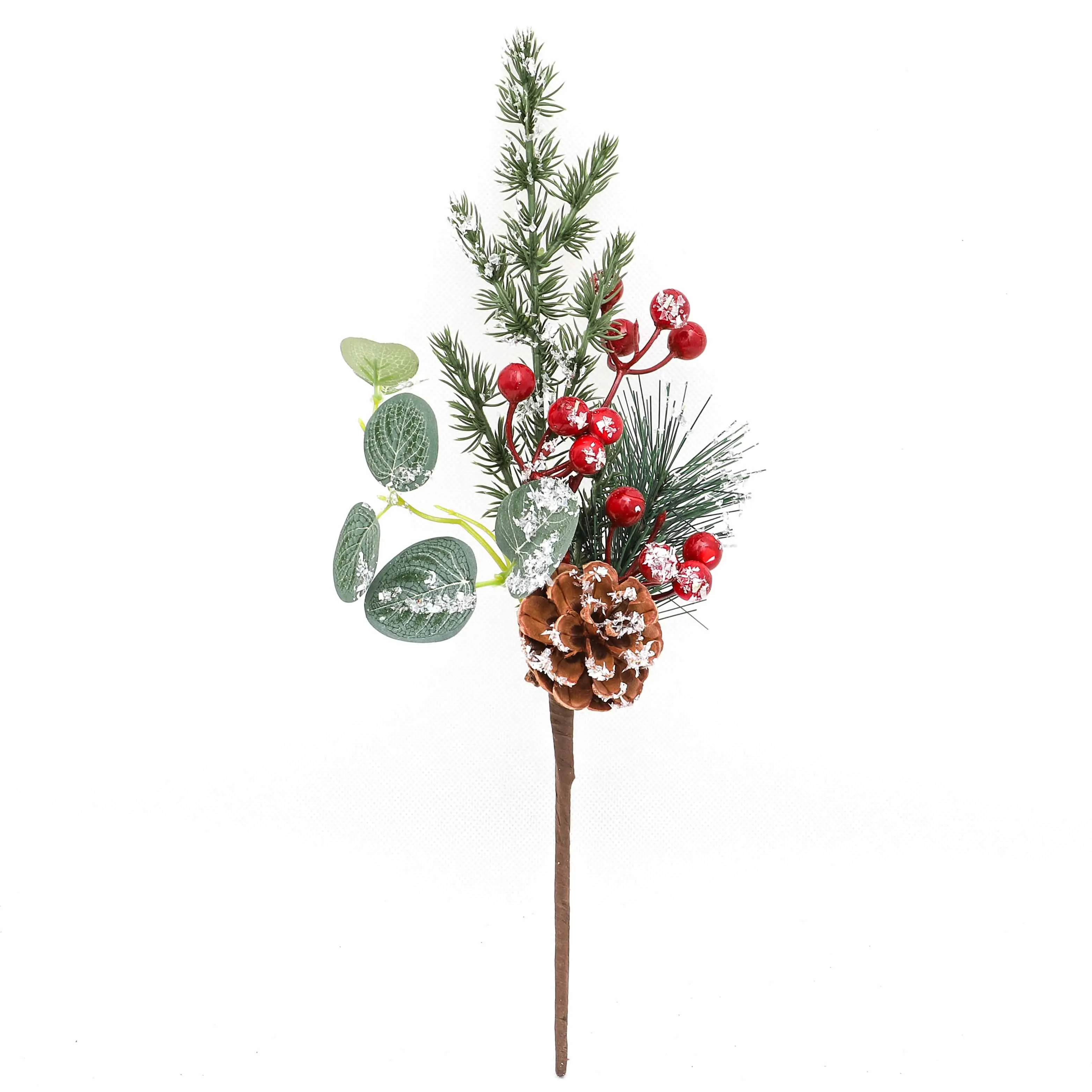 Christmas Tree Branches Hanging Ornaments Sitting Room Accessories Home Decor Artificial Berry Green Plants