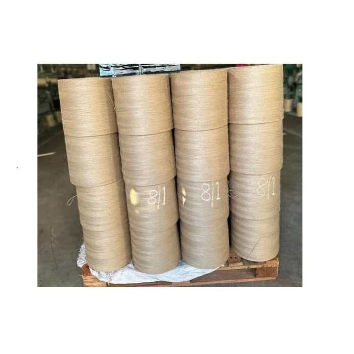 Bangladeshi Factory Manufacture 100%Natural Color Twisted Jute Yarn Jute Customized Packaging Wholesale Price Jute Yarn From BD