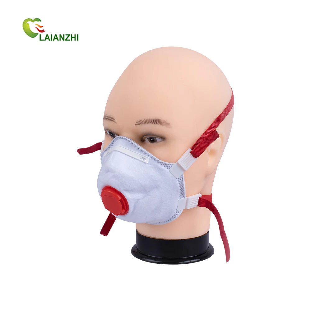 LAIANZHI Wholesales 4ply disposable anti dust respirator ffp3 dust face mask